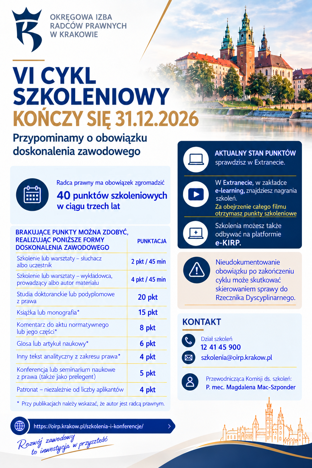 Plakat koniec VI cyklu szkoleniowego 1 paź 2026.png